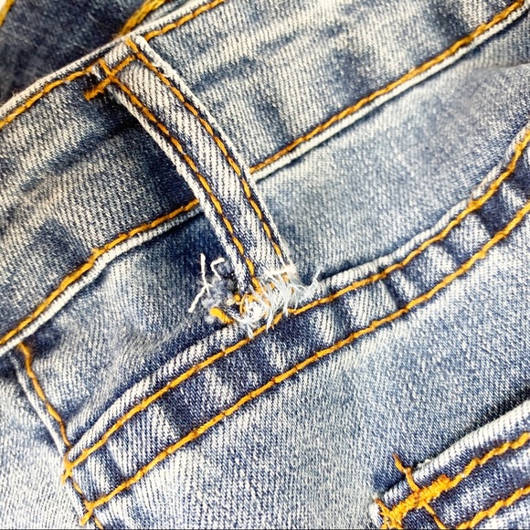 Vintage Pearl & Rhinestone Embellished Skinny Jean - Picture 6 of 6